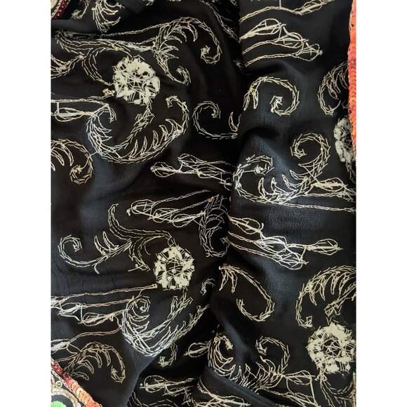 ART DECO Sz S/M Beaded Blouse Concetta Rafanello St. Martin Sequin GLAMOROUS - Picture 15 of 16